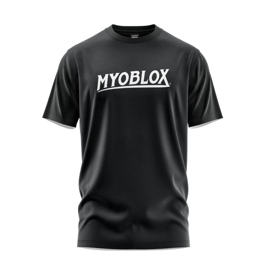 Myoblox Black Logo T